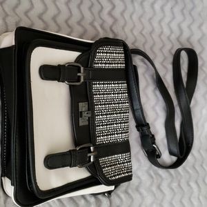 NWOT  Black and white crossbody purse/bag